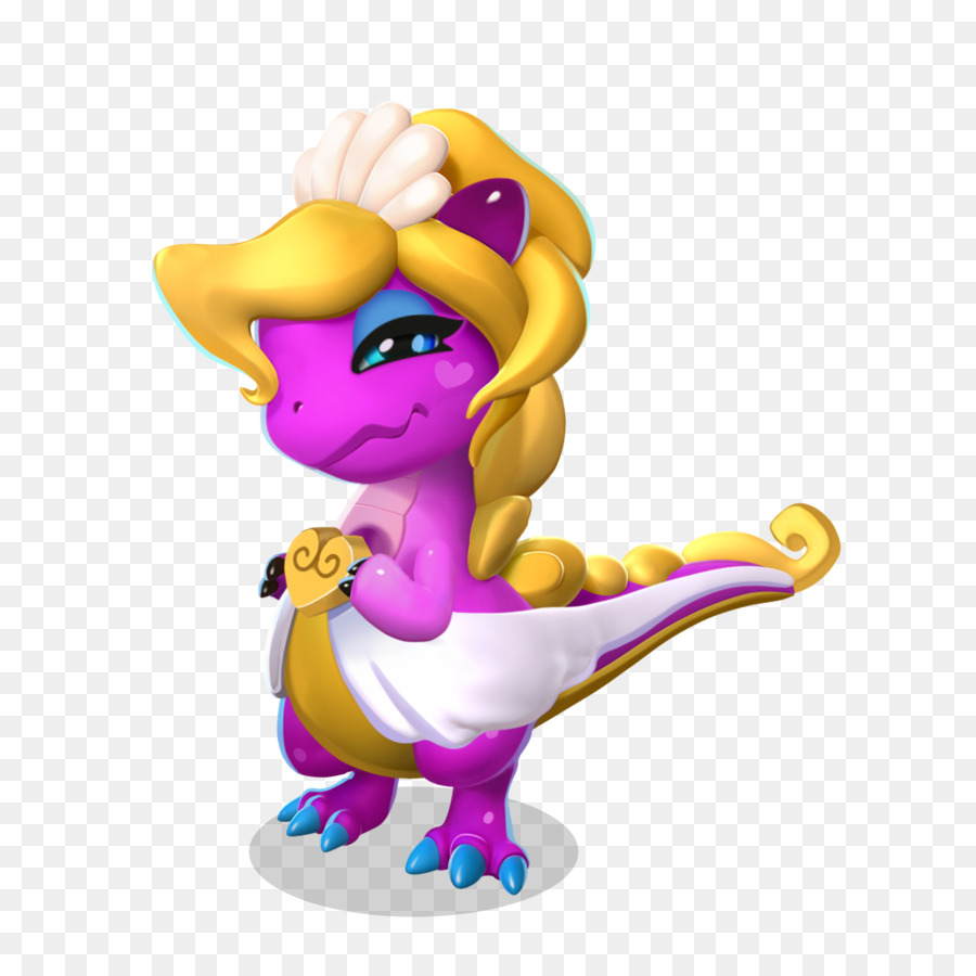 Dragão Roxo，Desenho Animado PNG