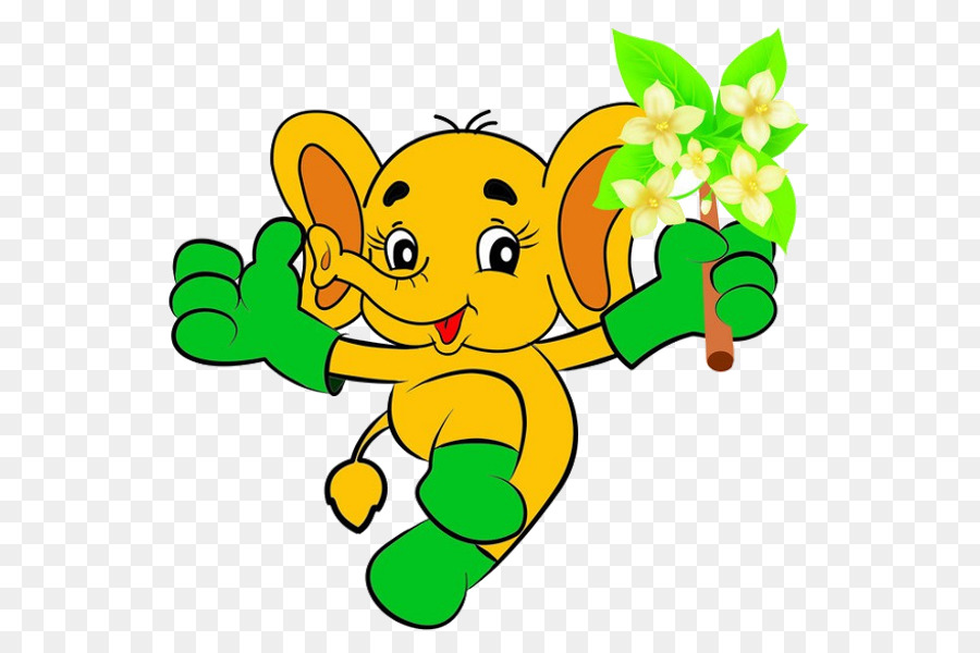 Elefante，Cartoon PNG