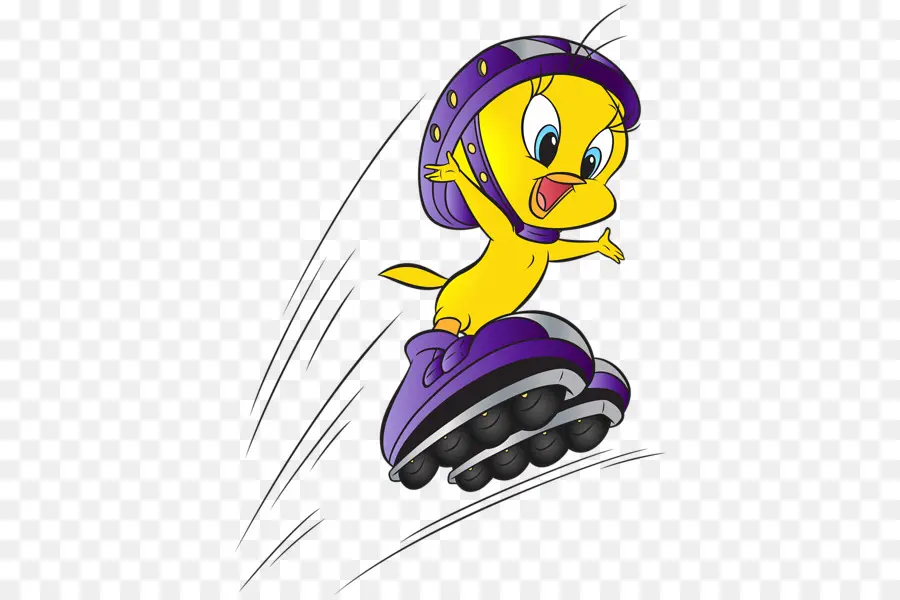 Pássaro Amarelo Em Patins，Capacete PNG