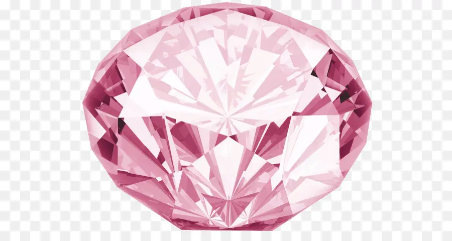 Diamante Rosa，Jóia PNG