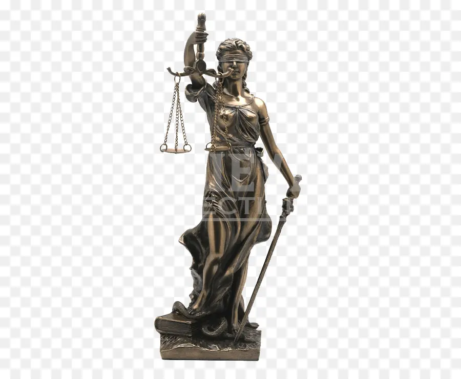 Senhora Justiça，Estátua PNG