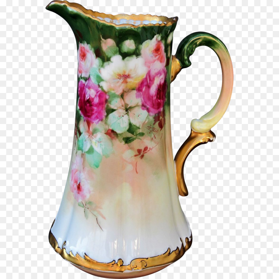 Jarro Floral，Cerâmica PNG