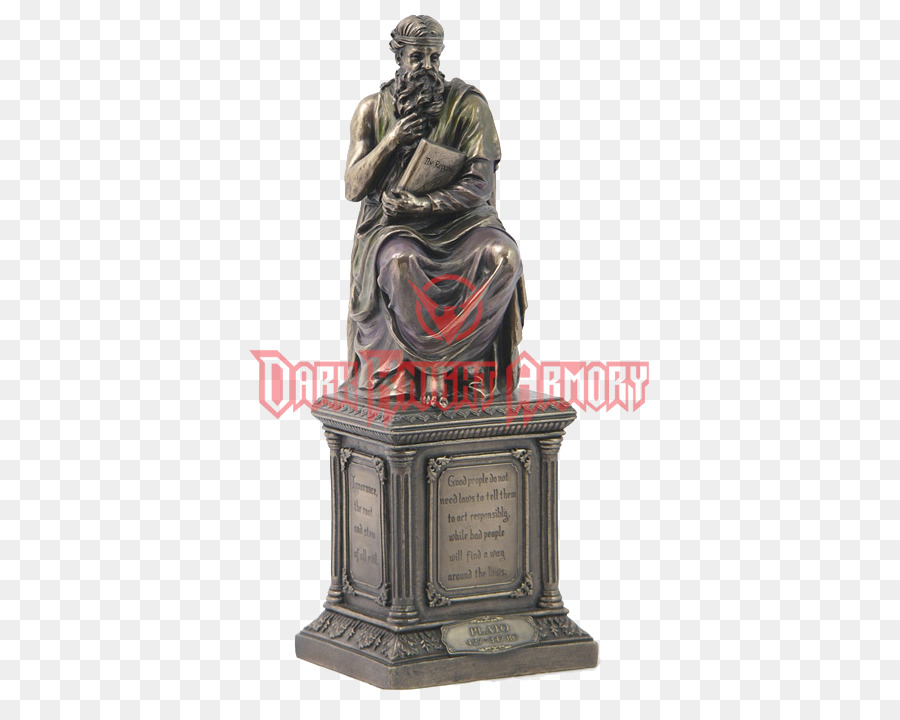 Estátua Do Filósofo，Bronze PNG