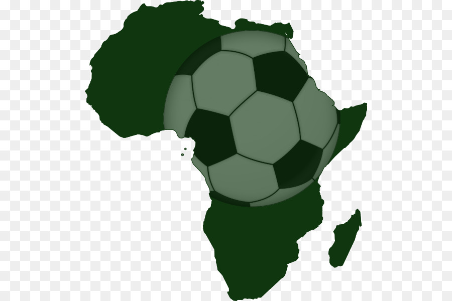 Mapa Da África，Bola De Futebol PNG