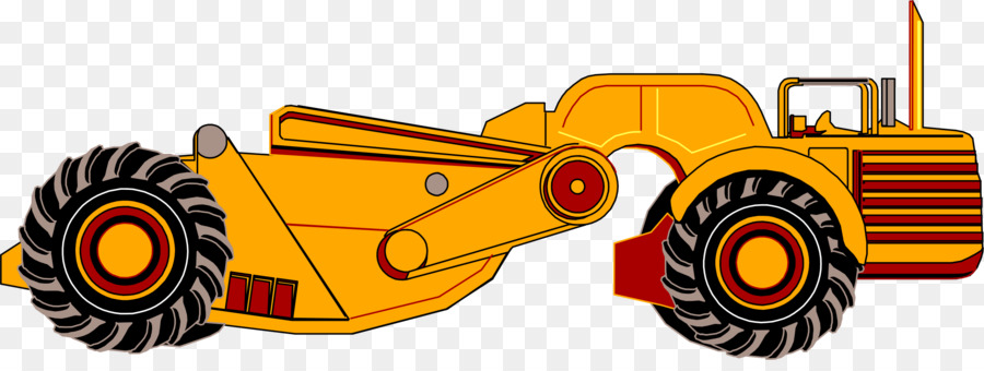 Bulldozer，Roda Tractorscraper PNG