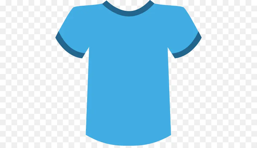 Camiseta Azul，Camisa PNG