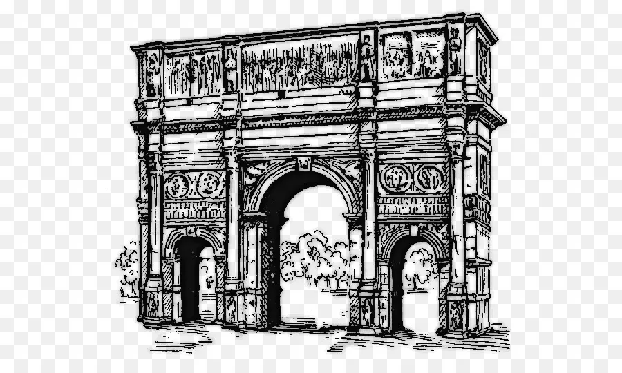 Arco De Constantino，Desenho PNG