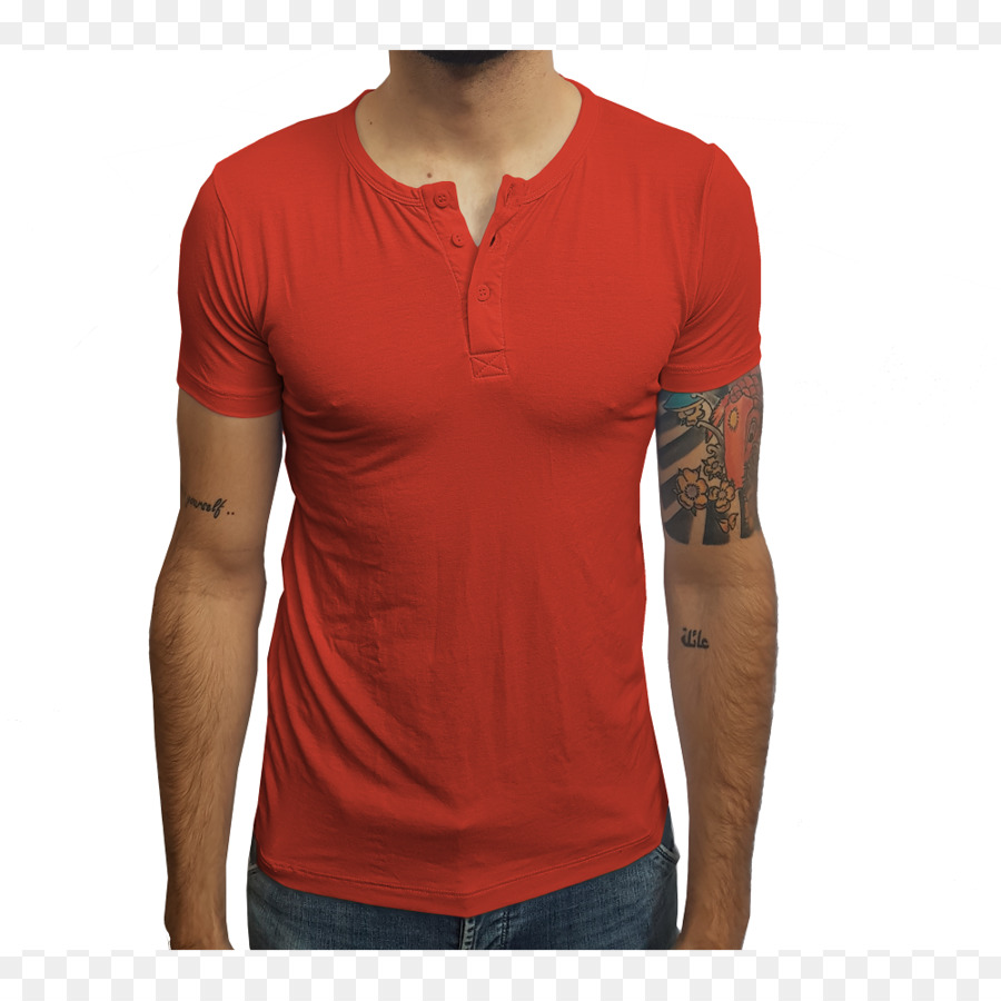 Tshirt，Camisa Henley PNG