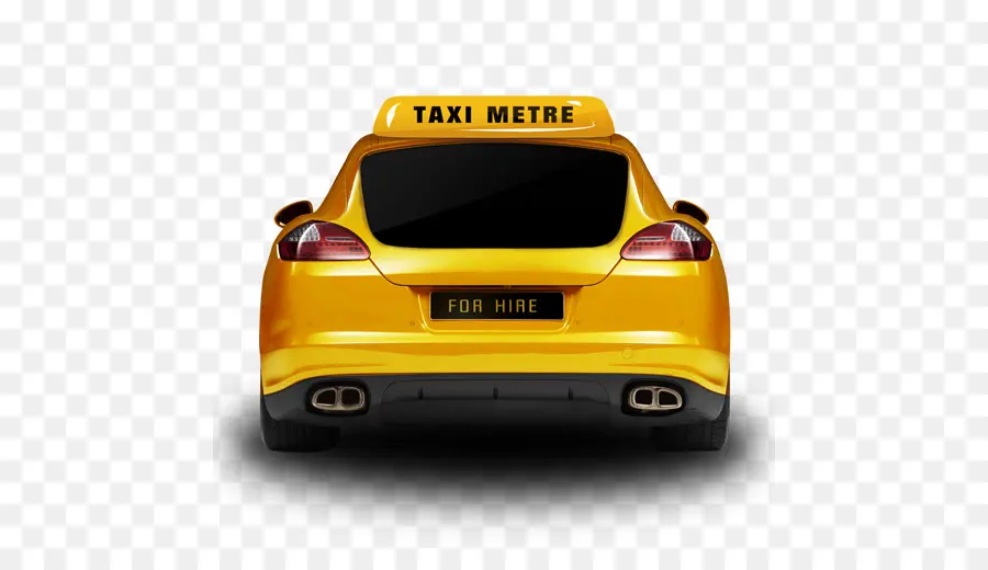 Táxi Amarelo，Carro PNG