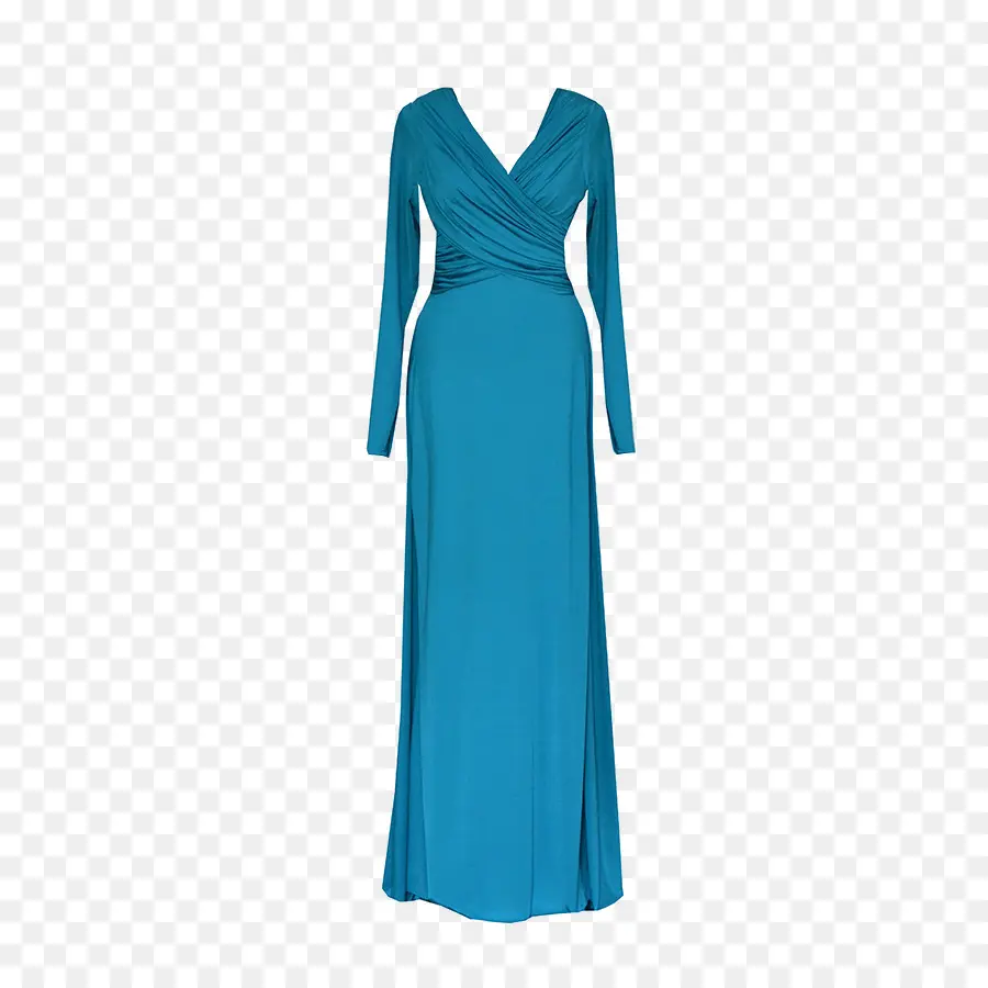 Vestido Azul，Longo PNG