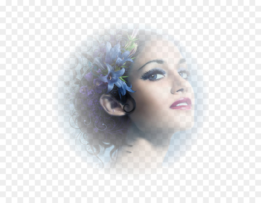 Mulher Com Flores，Face PNG