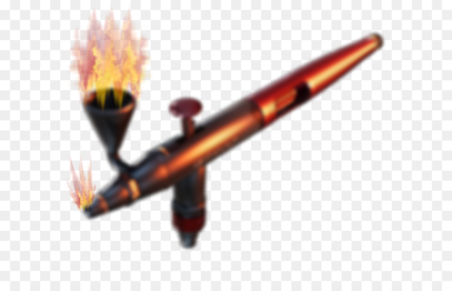 Aerógrafo Flamejante，Fogo PNG