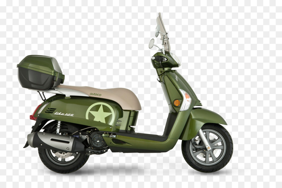 Scooter Verde，Veículo De Duas Rodas PNG