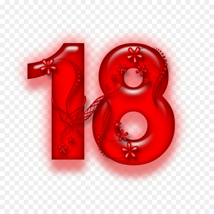 Aniversário，Dígito Numérico PNG