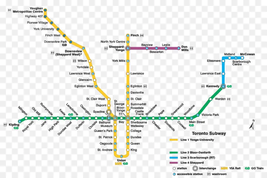 Toronto Metrô，De Trânsito Rápido PNG