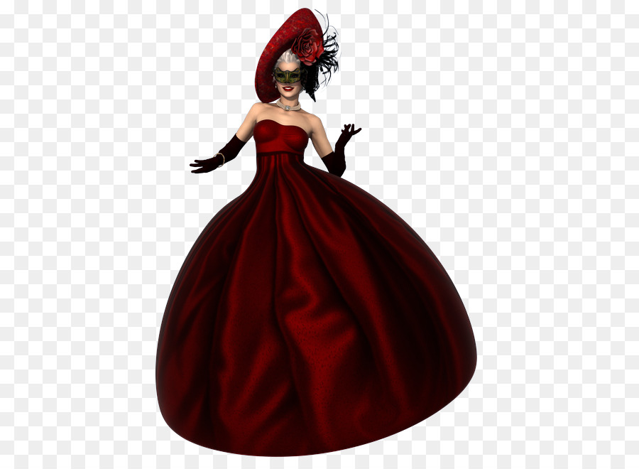 Mulher De Vestido Vermelho，Senhora PNG