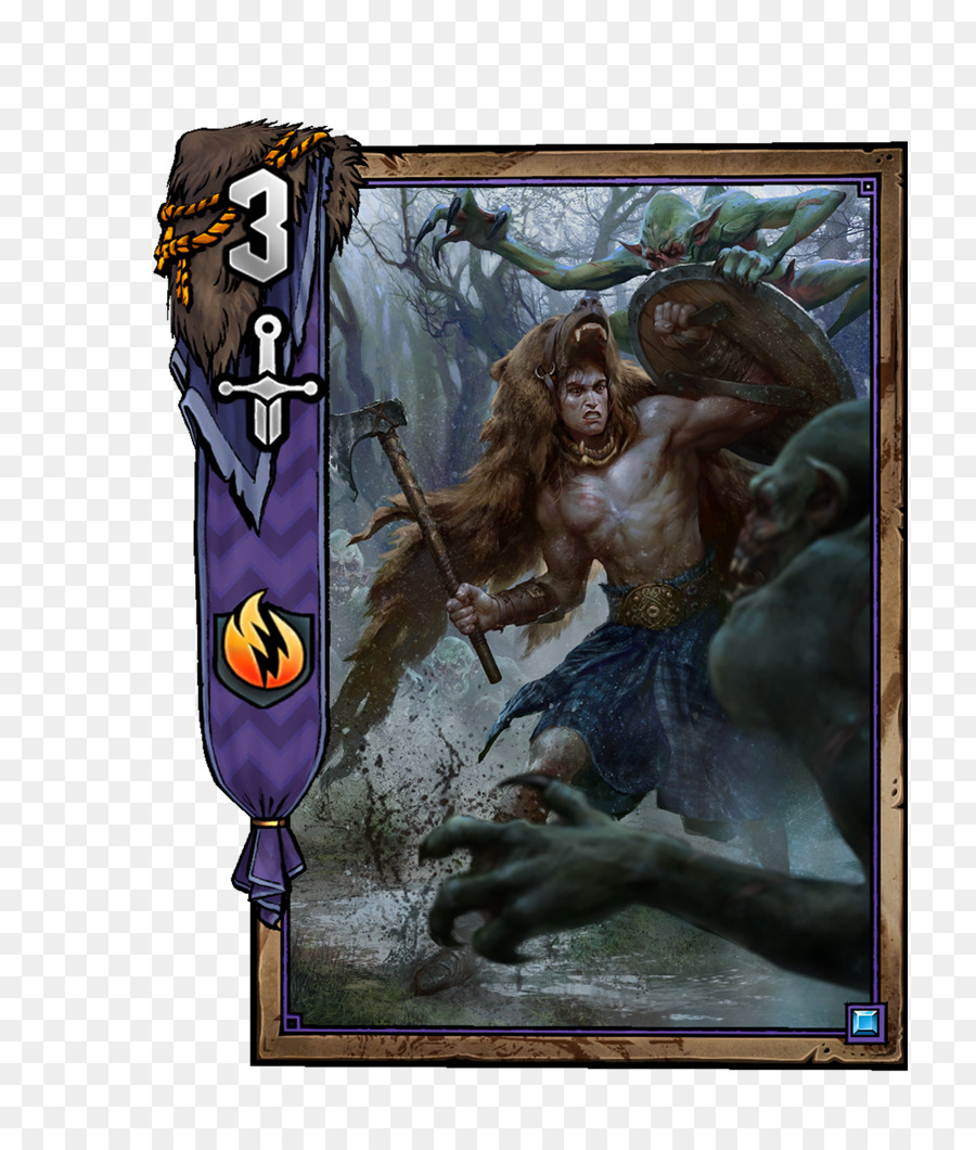 Gwent The Witcher Jogo De Cartas，Berserker PNG