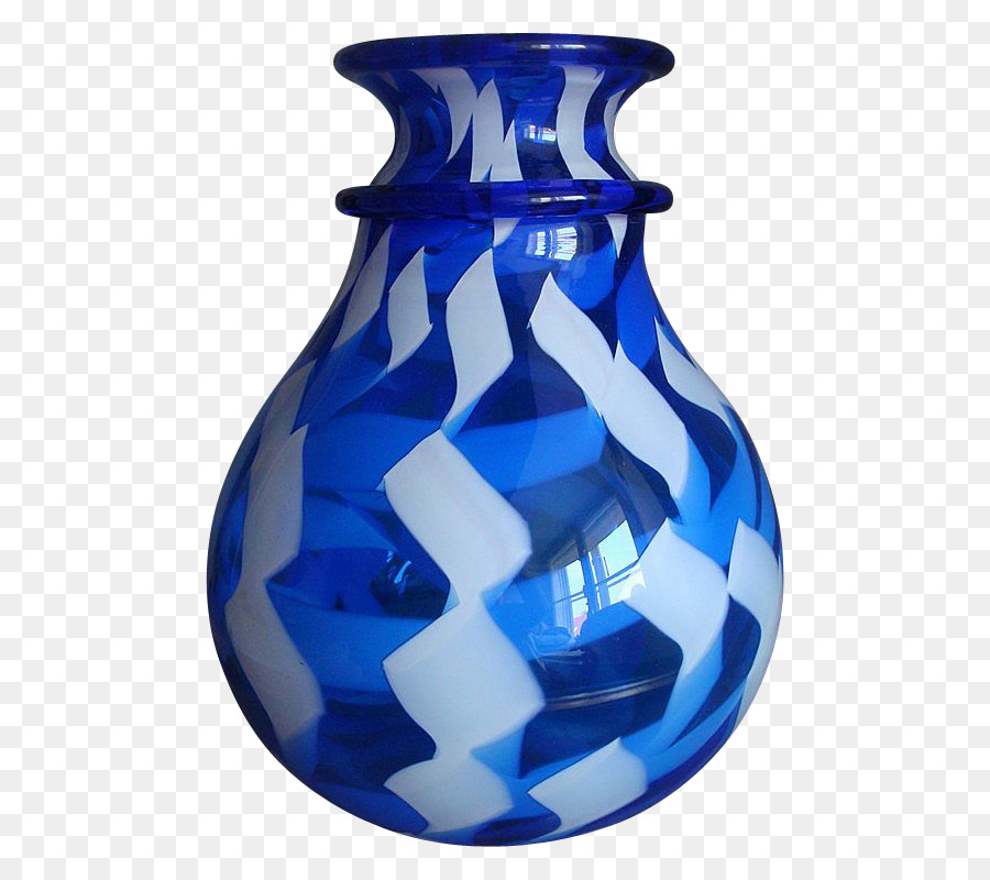 Vaso Azul E Branco，Vidro PNG