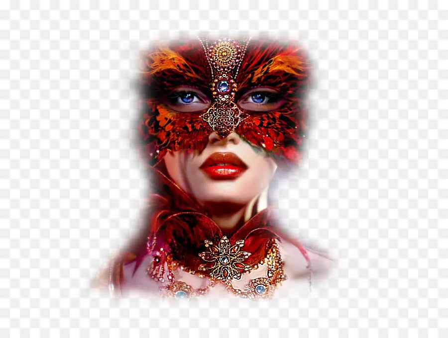 Mulher Mascarada，Máscara Vermelha PNG