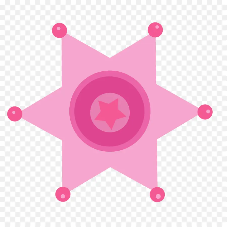 Distintivo Rosa，Estrela PNG