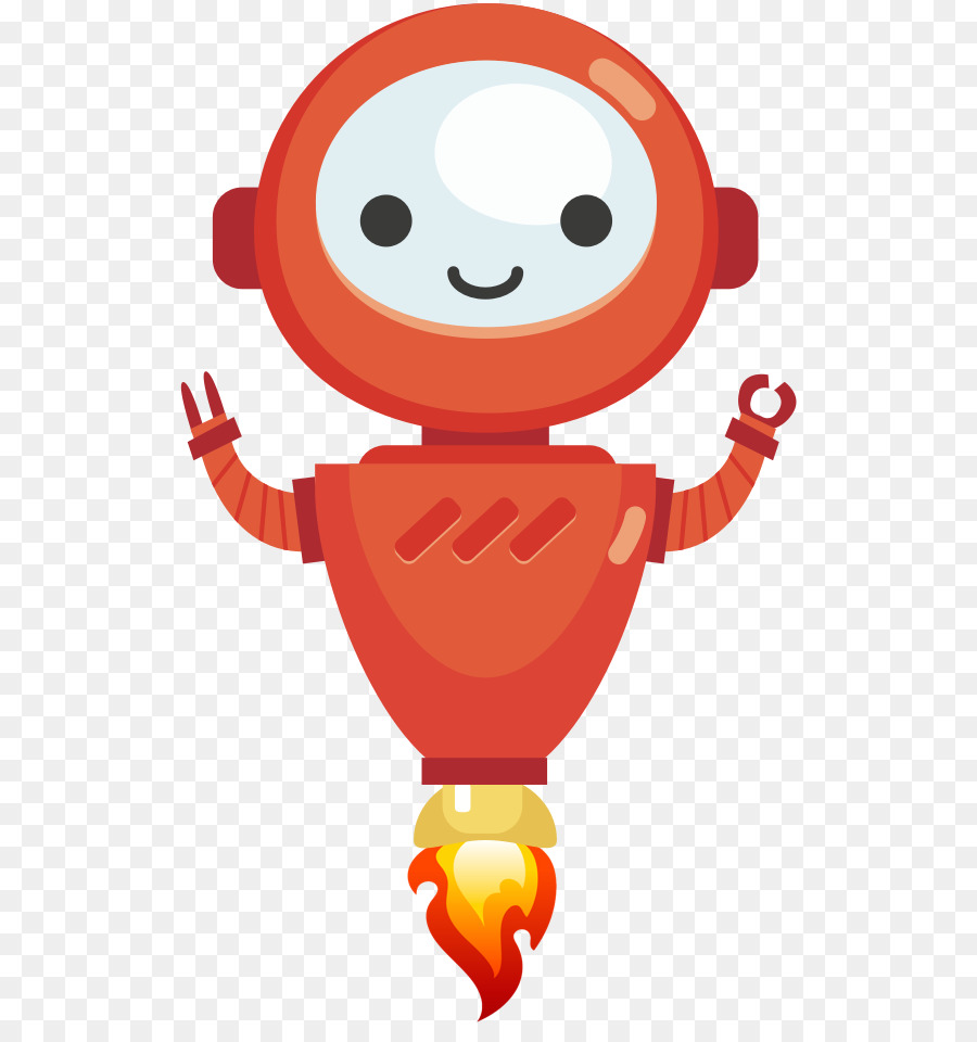 Robô，Vermelho PNG