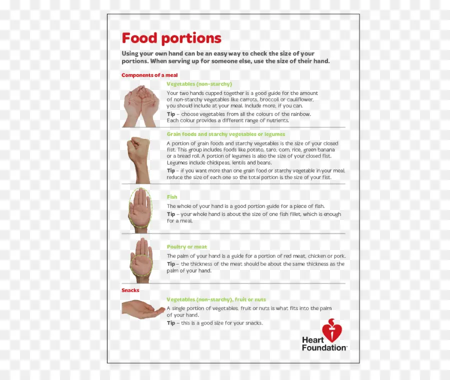 Porções De Comida，Mão PNG