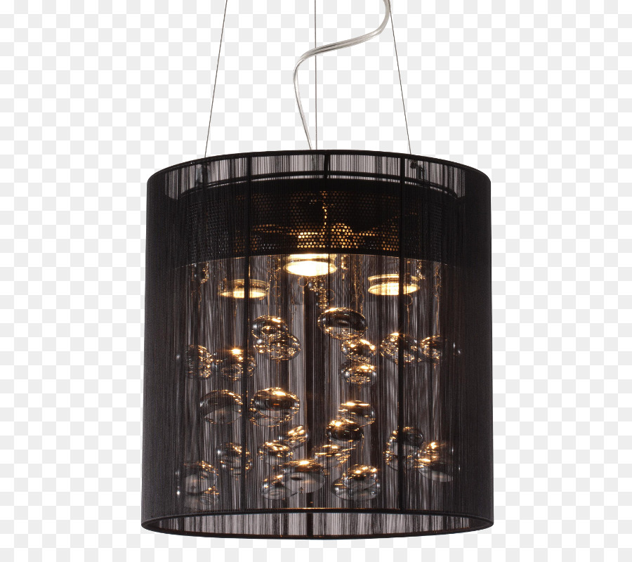 Lustre Preto，Luz Pendente PNG