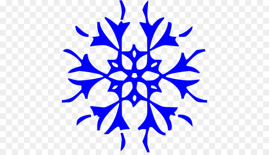 Floco De Neve Azul，Inverno PNG