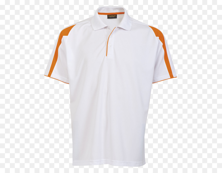 Camisa Pólo Branca，Colarinho PNG