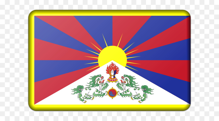 O Tibete，Bandeira Do Tibete PNG