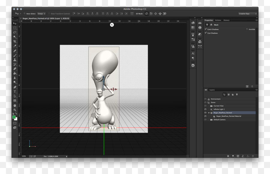 A Adobe Creative Cloud，Modelagem 3d PNG