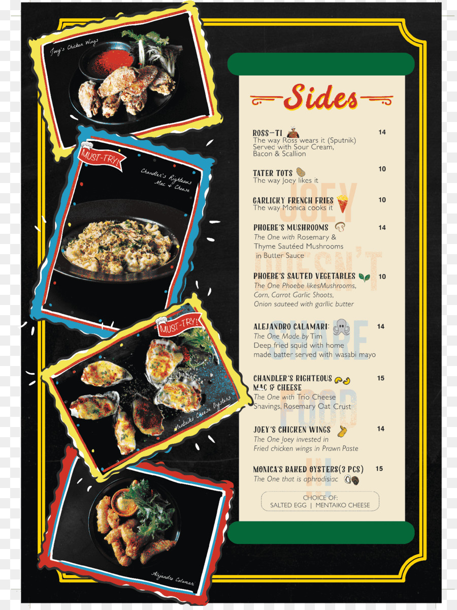 Menu，Lados PNG