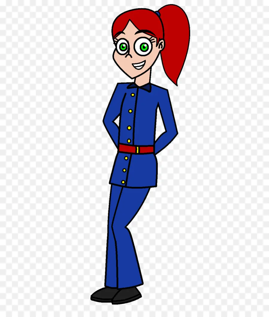 Garota De Desenho Animado，Uniforme PNG