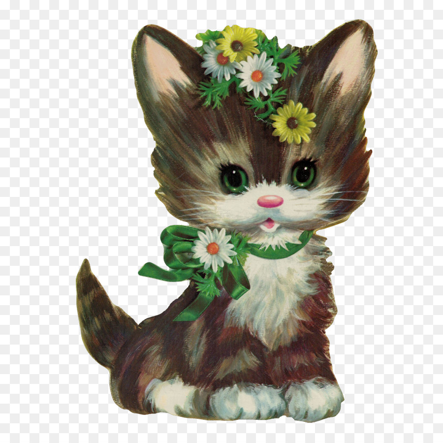 Gato Fofo，Flores PNG