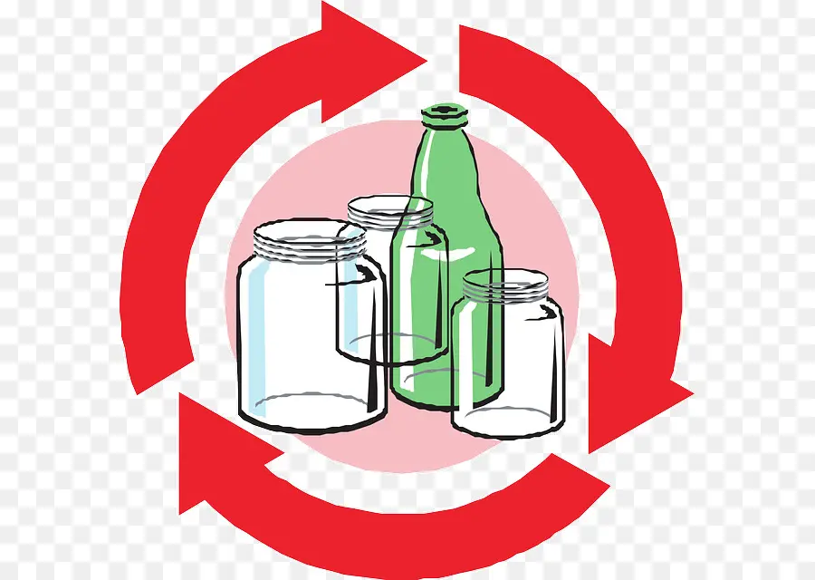 Reciclagem De Vidro，O Símbolo De Reciclagem PNG