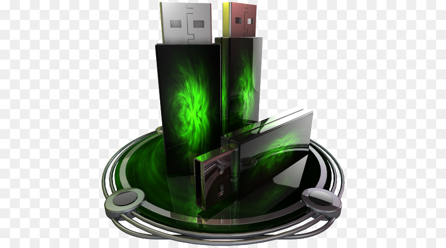 Unidades Usb，Verde PNG