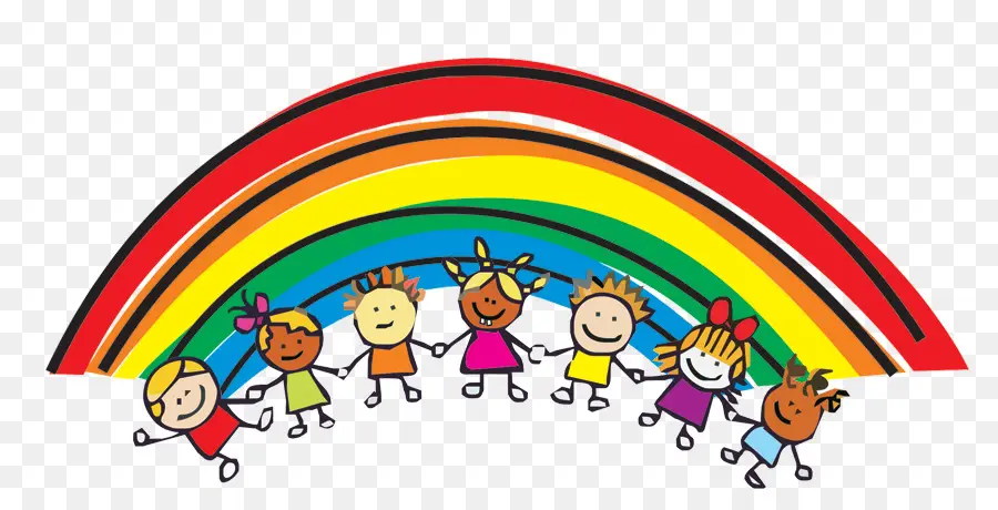 Arco íris As Crianças Internacional De Creche，Criança PNG