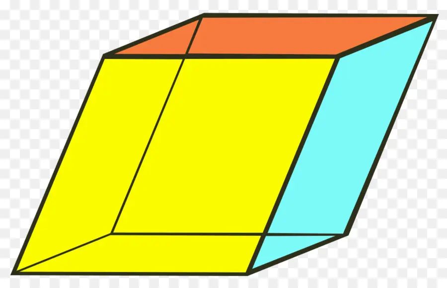 Rhombohedron，Paralelepípedo PNG