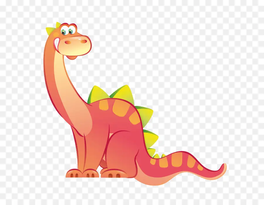 Dinossauro Dos Desenhos Animados，Laranja PNG