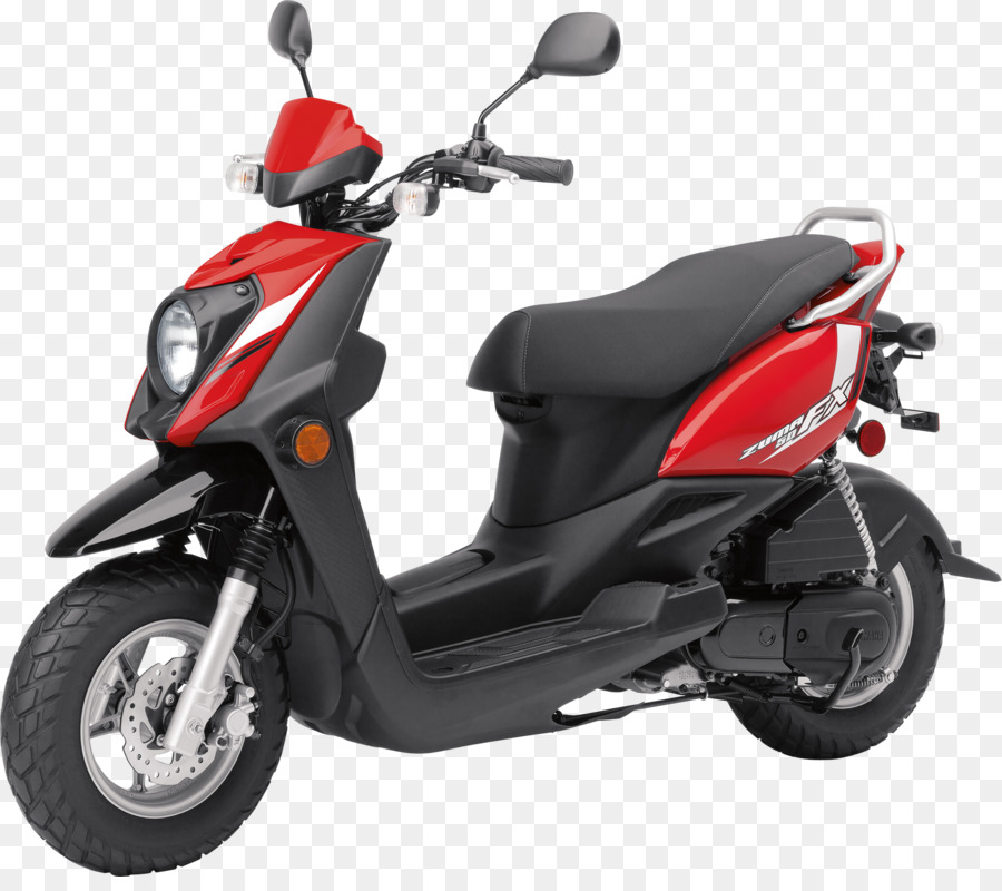 Scooter Vermelha E Preta，Moto PNG