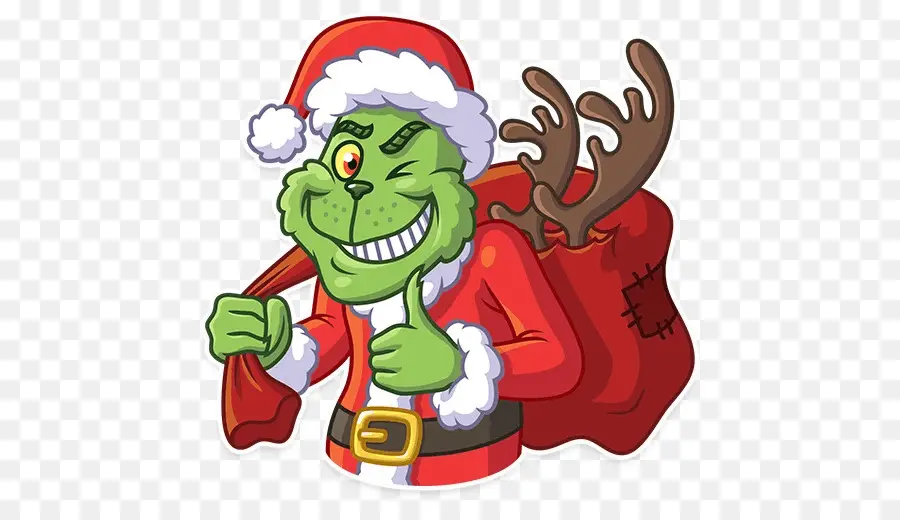 Grinch，Adesivo PNG