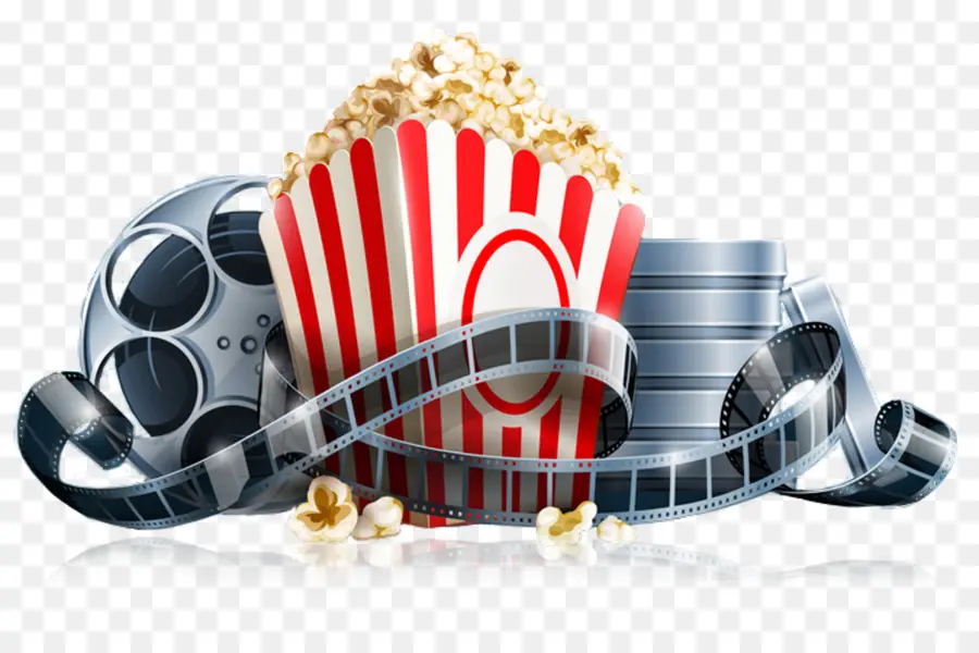 Pipoca E Rolo De Filme，Cinema PNG