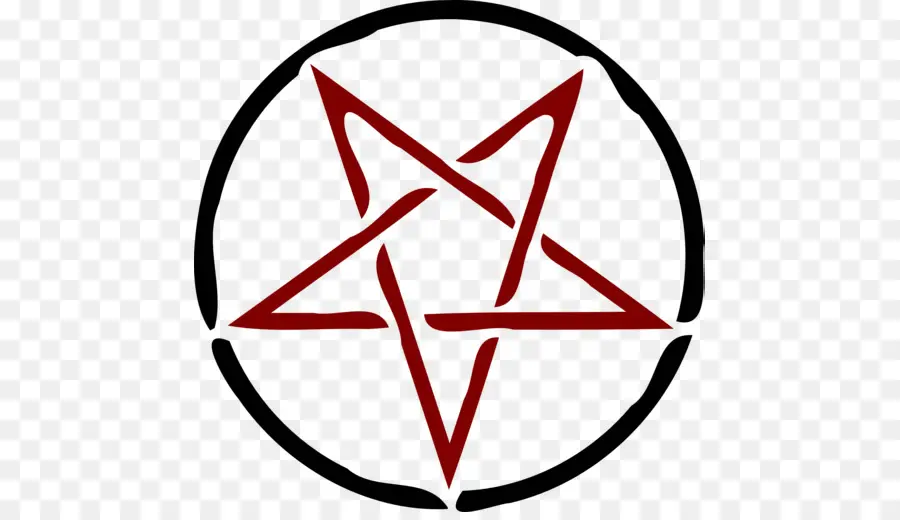 Pentagrama，Vermelho PNG