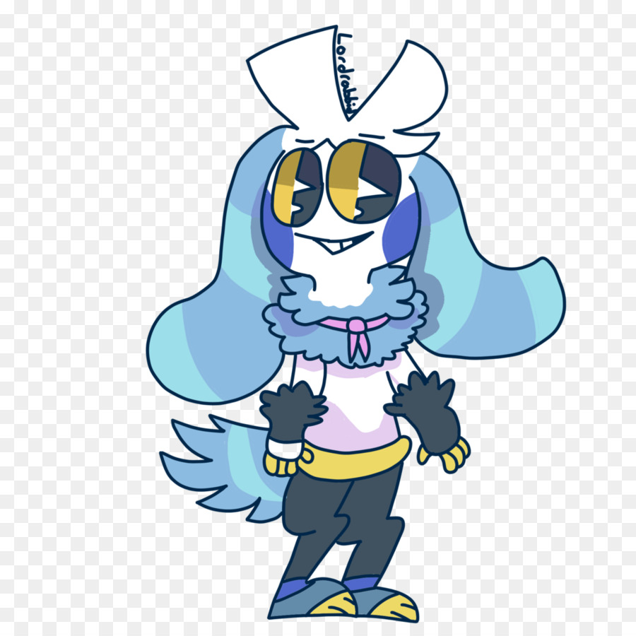 Personagem De Desenho Animado，Azul PNG