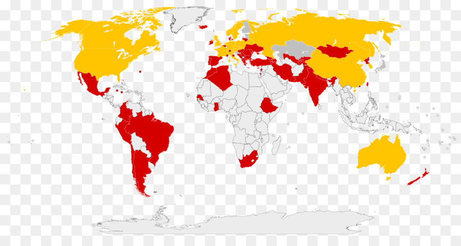 Mapa Mundial，Países PNG