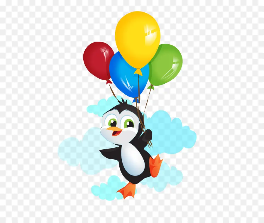 Penguin，Balão PNG