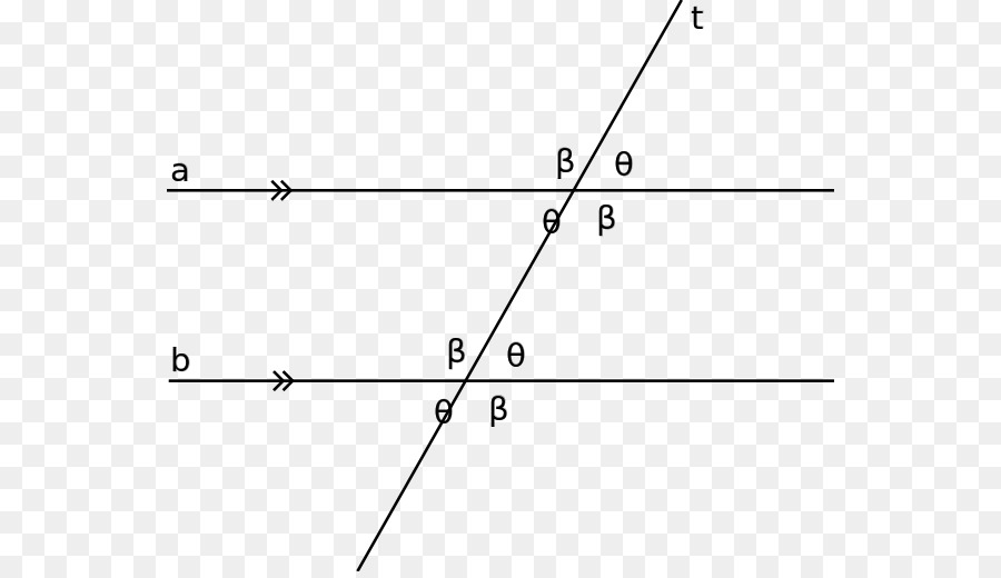 Linhas Paralelas E Transversais，Ângulos PNG