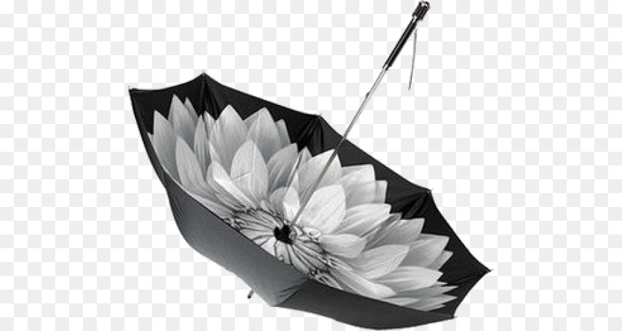 Guarda Chuva Preto，Flor PNG