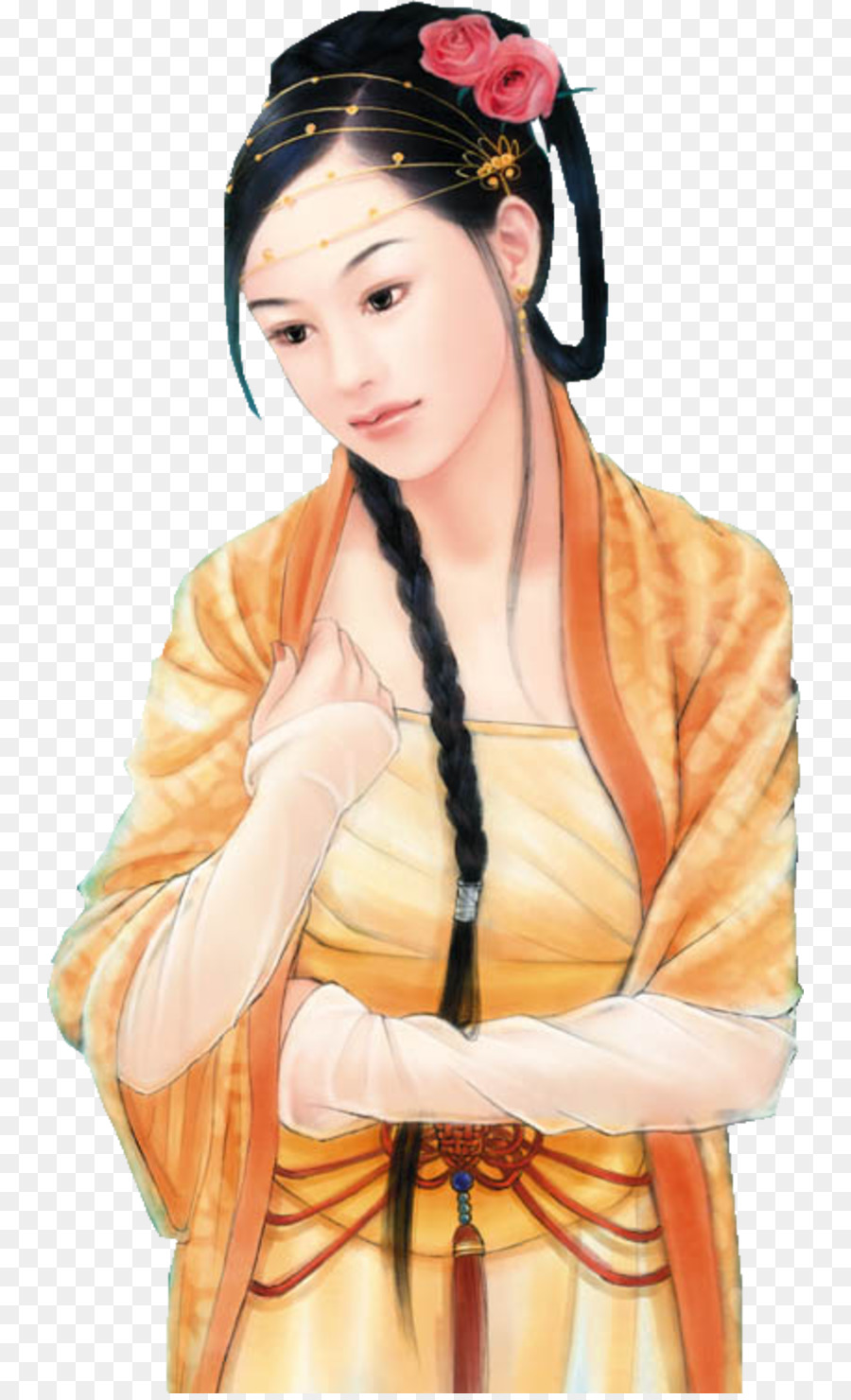 Wu Zetian，Quatro Belezas PNG