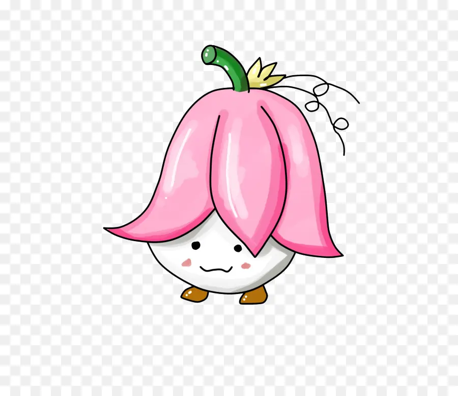 Personagem De Desenho Animado De Flor，Bonitinho PNG